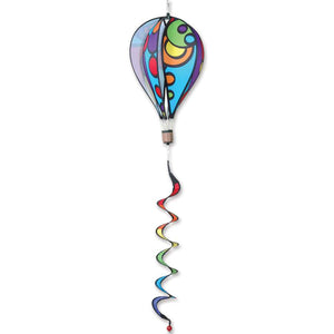 Rainbow Orbit Hot Air Balloon (16") with Twister Twirly Tail