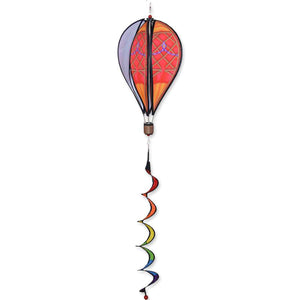 Red Vintage Hot Air Balloon (16") with Twister Twirly Tail