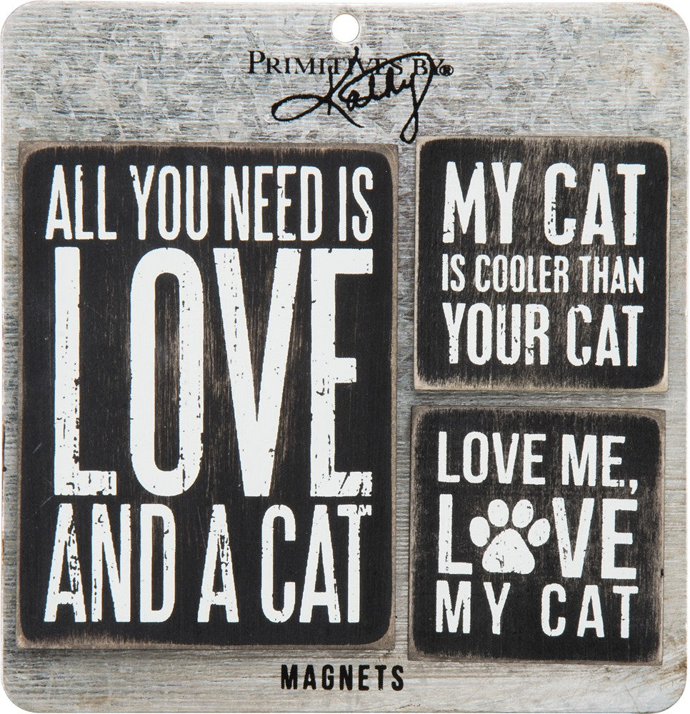 Cats & Love ~ Magnet Set