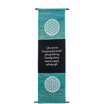 Flower of Life Seagrass Inspirational Banner