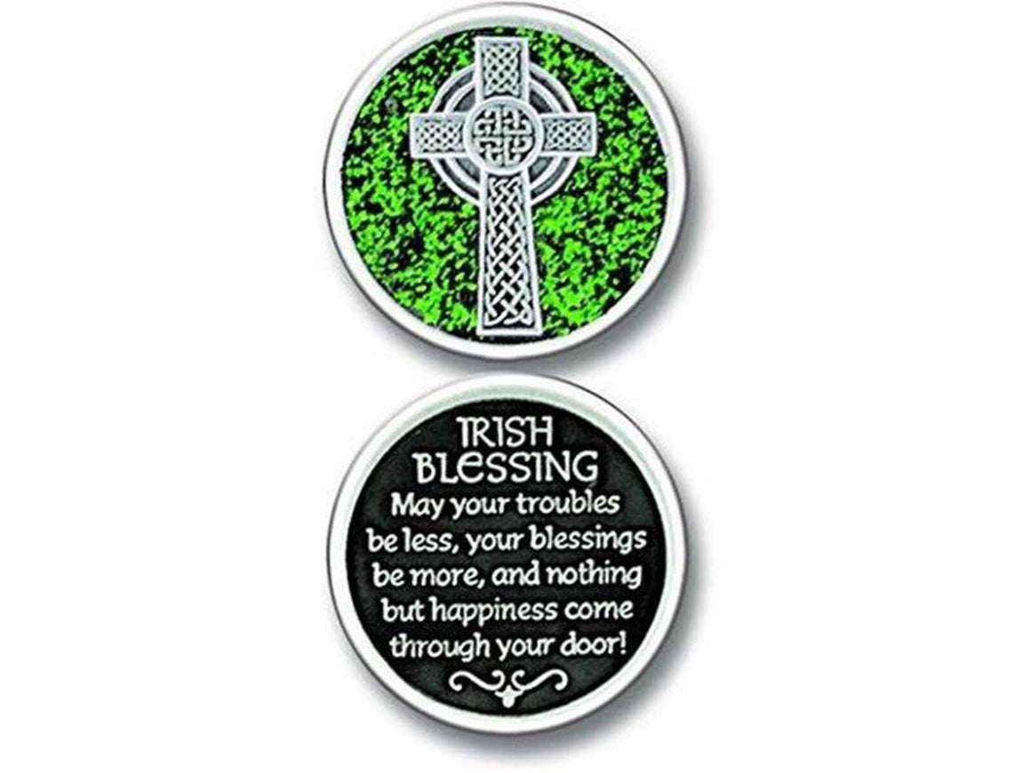 Irish Blessing Pocket Token - Bright Finish