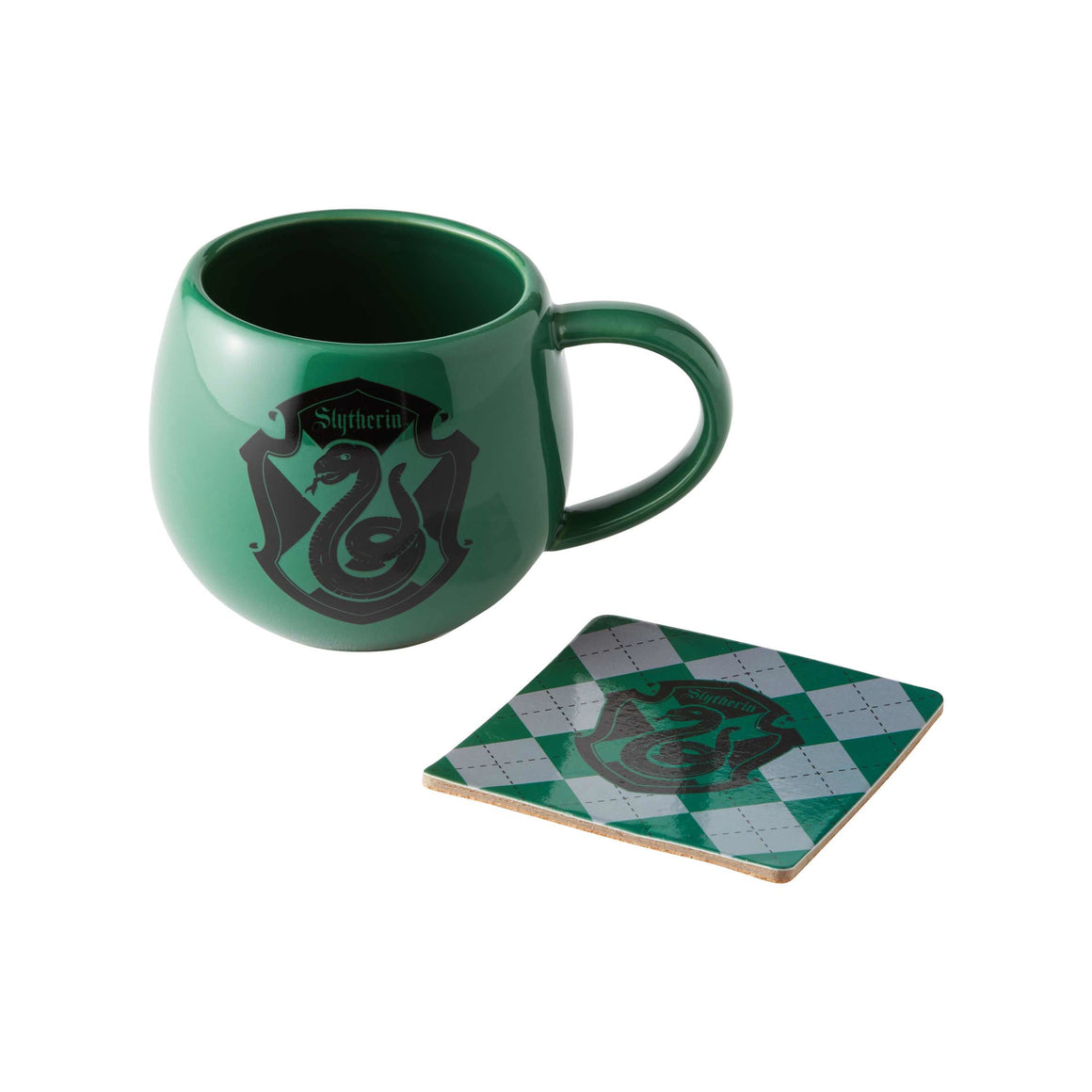 Slytherin Crest Mug & Coaster