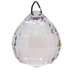 Matrix Faceted Sphere Clear Crystal Prism (40 mm)