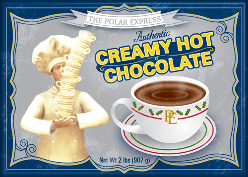 Authentic Creamy Hot Chocolate Polar Express Magnet