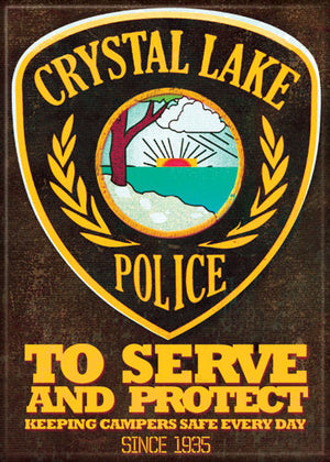 Crystal Lake Police Friday the 13th Magnet