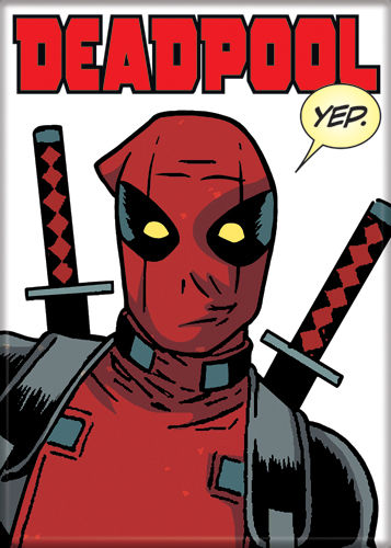 Deadpool Yep Marvel Comic Magnet