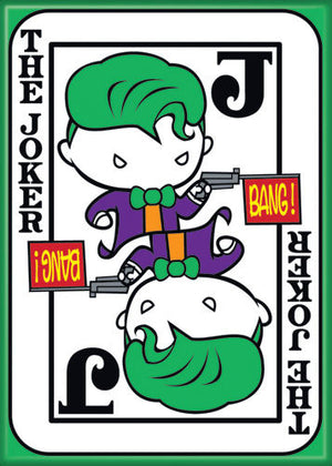 The Joker Playing Card DC Comic Magnet