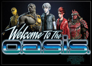 Ready Player One Welcome To The OASIS magnet