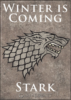 Game of Thrones House of Stark Winter Is Coming Magnet