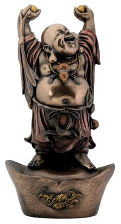 Bronze Finish Buddha on Nugget