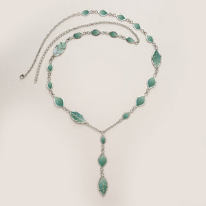 Precious Sage Capiz Shell Necklace Handcrafted in Philippines