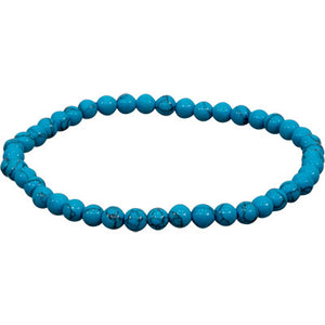 Gemstone & Crystal Bead Bracelets (4 mm)