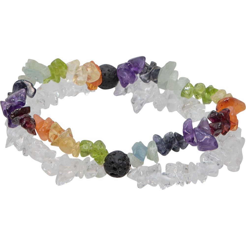 Gemstone & Crystal Bead Bracelets (4 mm) - Sunnyside Gift Shop