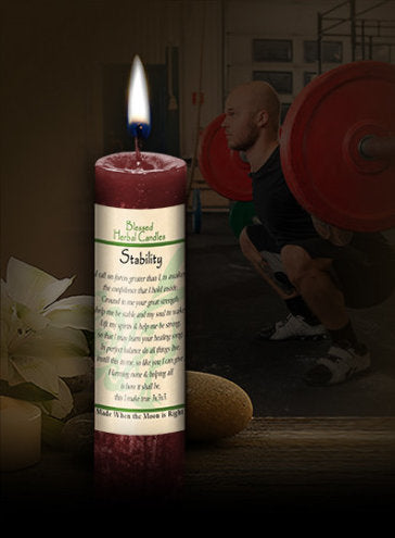 Stability ~ Blessed Herbal Candle