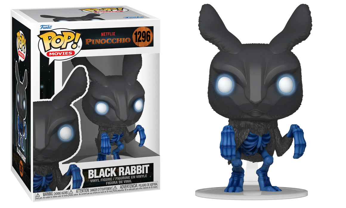 Funko Pop Vinyl Figurine Black Rabbit #1296 - Netflix's Pinocchio