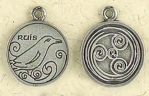 Celtic Astrology ~ Ruis ~ Pewter Necklace