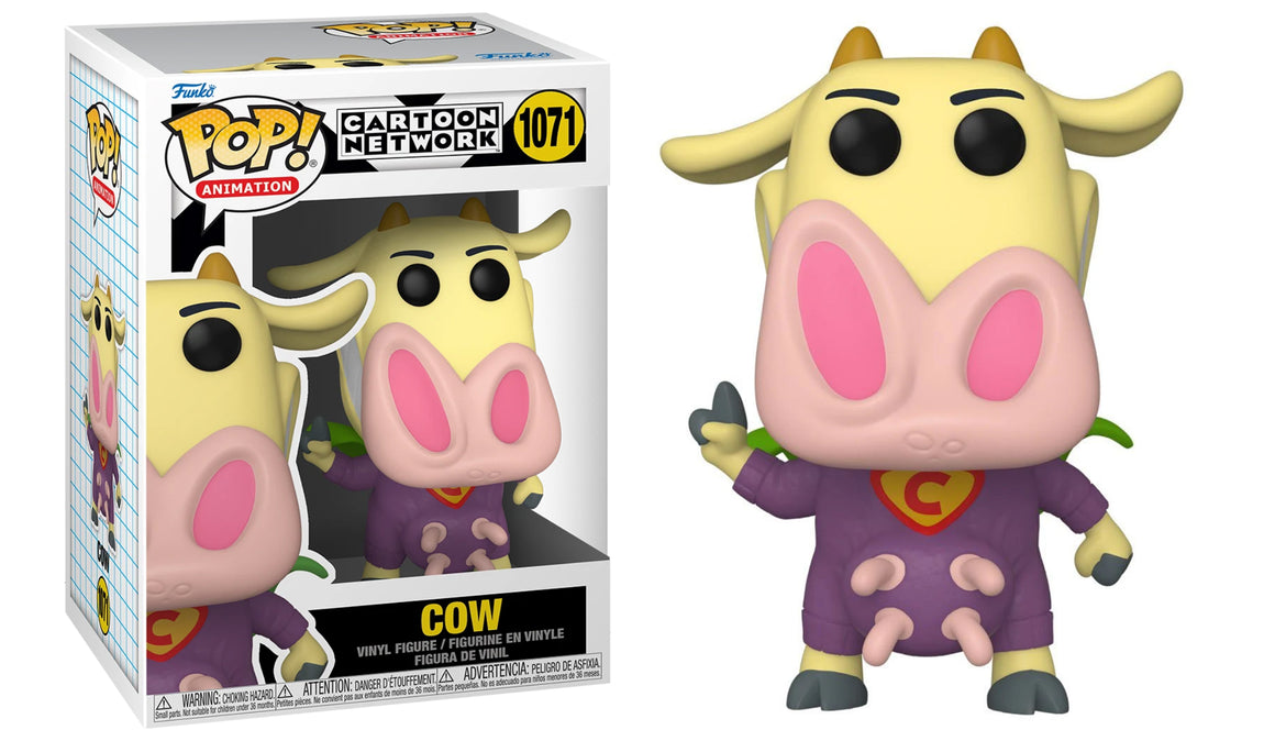 Funko Pop Vinyl Figurine Cow #1071 - Cow & Chicken Cartoon Network