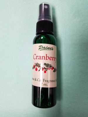 Cranberry Home & Car Mist Fragrance Spray