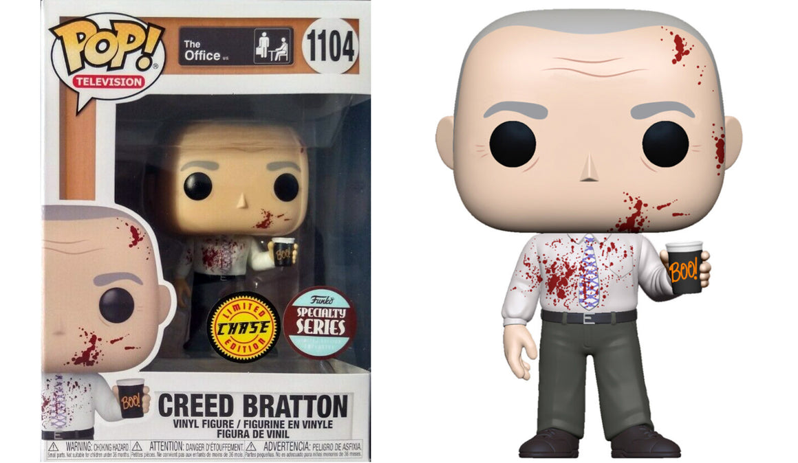 Funko Pop Vinyl Figurine Chase Edition Creed Bratton #1104 Specialty Series - The Office