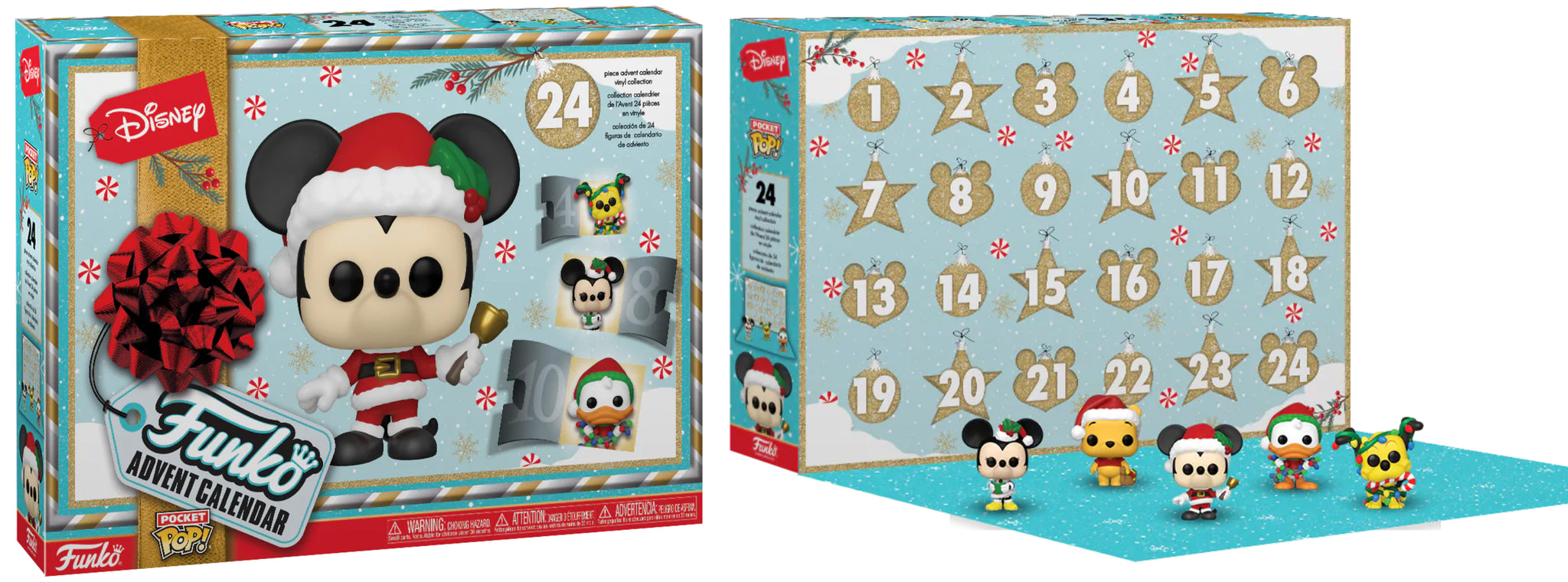Funko! 24 Pop minifigure Classic Disney Advent Calendar (2022