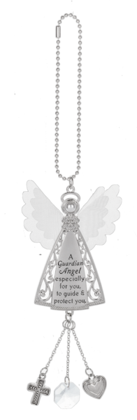 A Guardian Angel especially for you, to guide & protect you Car Charm
