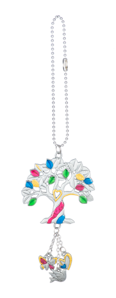 Colorful Tree of Life Car Charm