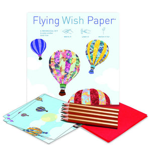 HOT AIR BALLOONS Large Flying Wish Paper Kit