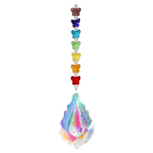 Butterfly Chakra Inspired Crystal Prism Sun Catcher