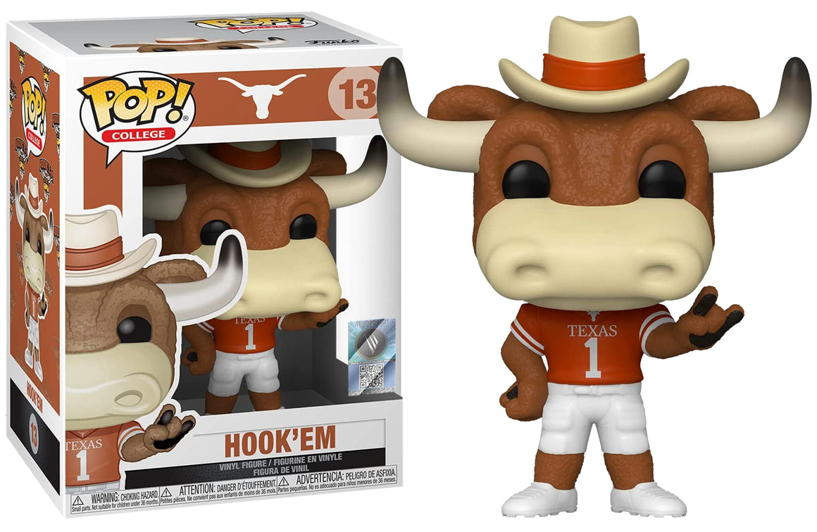 Funko Pop Vinyl Figure Hook'Em #13 - University of Texas