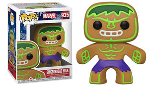 Funko Pop Vinyl Figurine Gingerbread Hulk #935 - Marvel Holiday