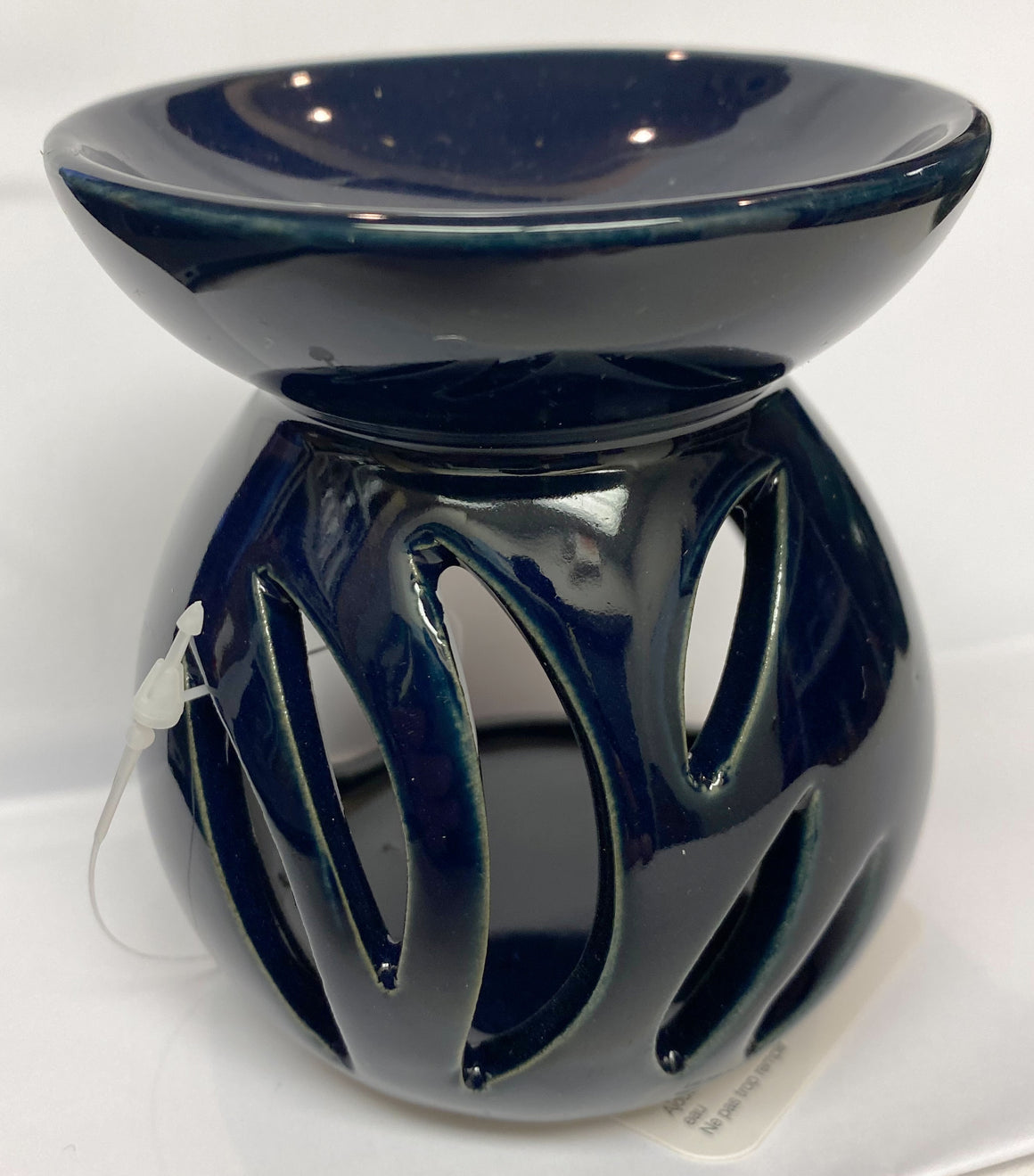 Dark Blue Wave Ceramic Oil Burner