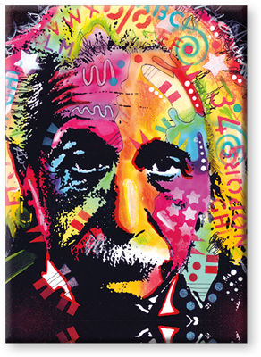 Einstein by Dean Russo Magnet