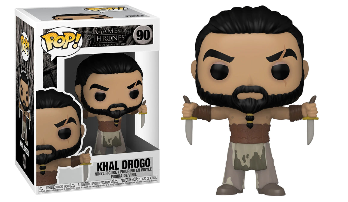 Funko Pop Vinyl Figurine Khal Drogo with Daggers #90  - Game of Thrones