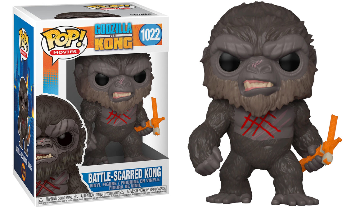 Funko Pop Vinyl Figurine Kong Battle-Scarred #1022 - Godzilla Vs King Kong