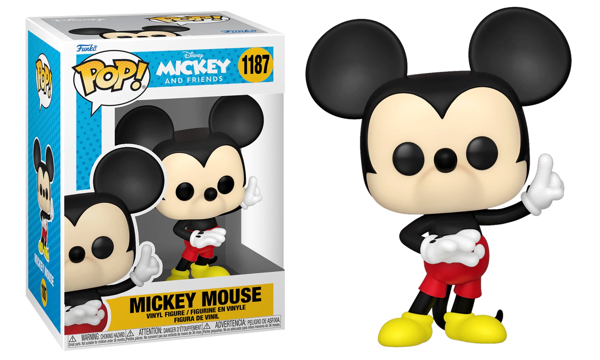 varemærke behagelig stof Funko Pop Vinyl Figurine Classic Mickey Mouse #1187 - Walt Disney Worl -  Sunnyside Gifts