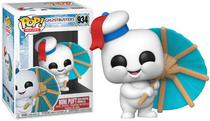 Funko Pop Vinyl Figurine Mini Puft with Cocktail Umbrella #934 - Ghostbusters: Afterlife