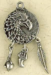 Eagle ~ Pewter Necklace ~ Animal Spirits & Totems Collection