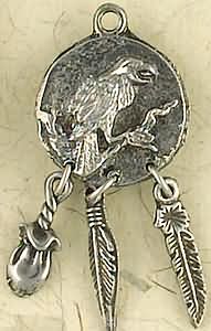 Raven ~ Pewter Necklace ~ Animal Spirits & Totems Collection