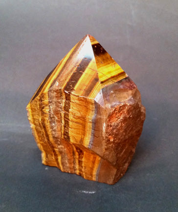 Tiger Eye Point with Natural Sides
