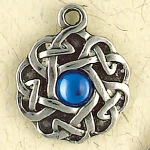 Abhain, Water ~ Pewter Necklace ~ Trionaid, Mystical Celtic Knots Collection