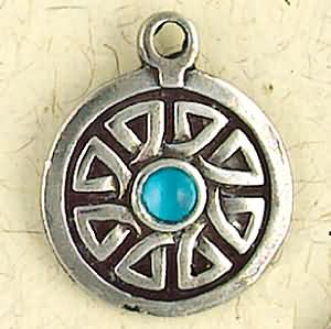 Roth, The Wheel ~ Pewter Necklace ~ Trionaid, Mystical Celtic Knots Collection