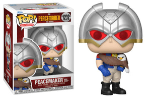 Funko Pop Vinyl Figure Peacemaker w/Eagly #1232 - Peacemaker The Series