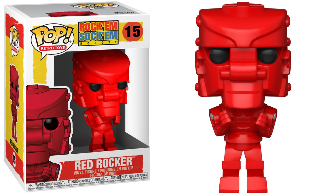 Funko Pop Vinyl Figurine Red Rocker #15 - Rock'Em Sock'Em Robots