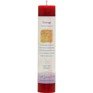 Reiki Infused Pillar Candle - Courage