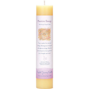Reiki Infused Pillar Candle - Positive Energy