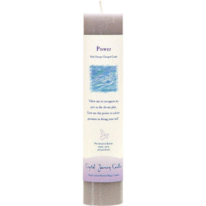 Reiki Infused Pillar Candle - Power
