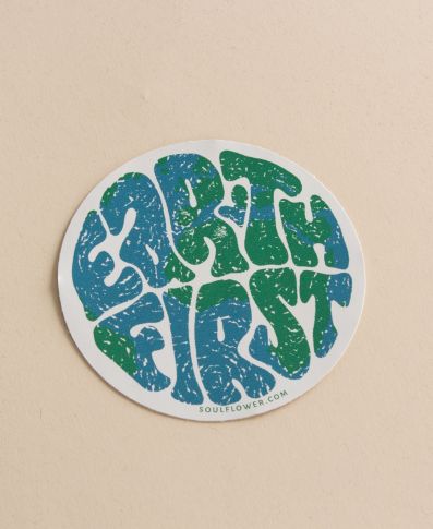 Earth First Sticker - Sunnyside Gift Shop