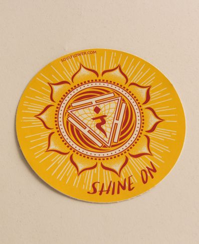 Shine On Solar Plexus Chakra Sticker
