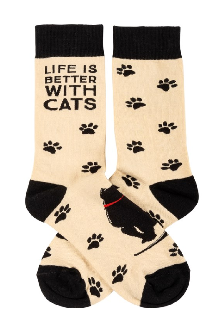 Life Is Better With A Cats Socks