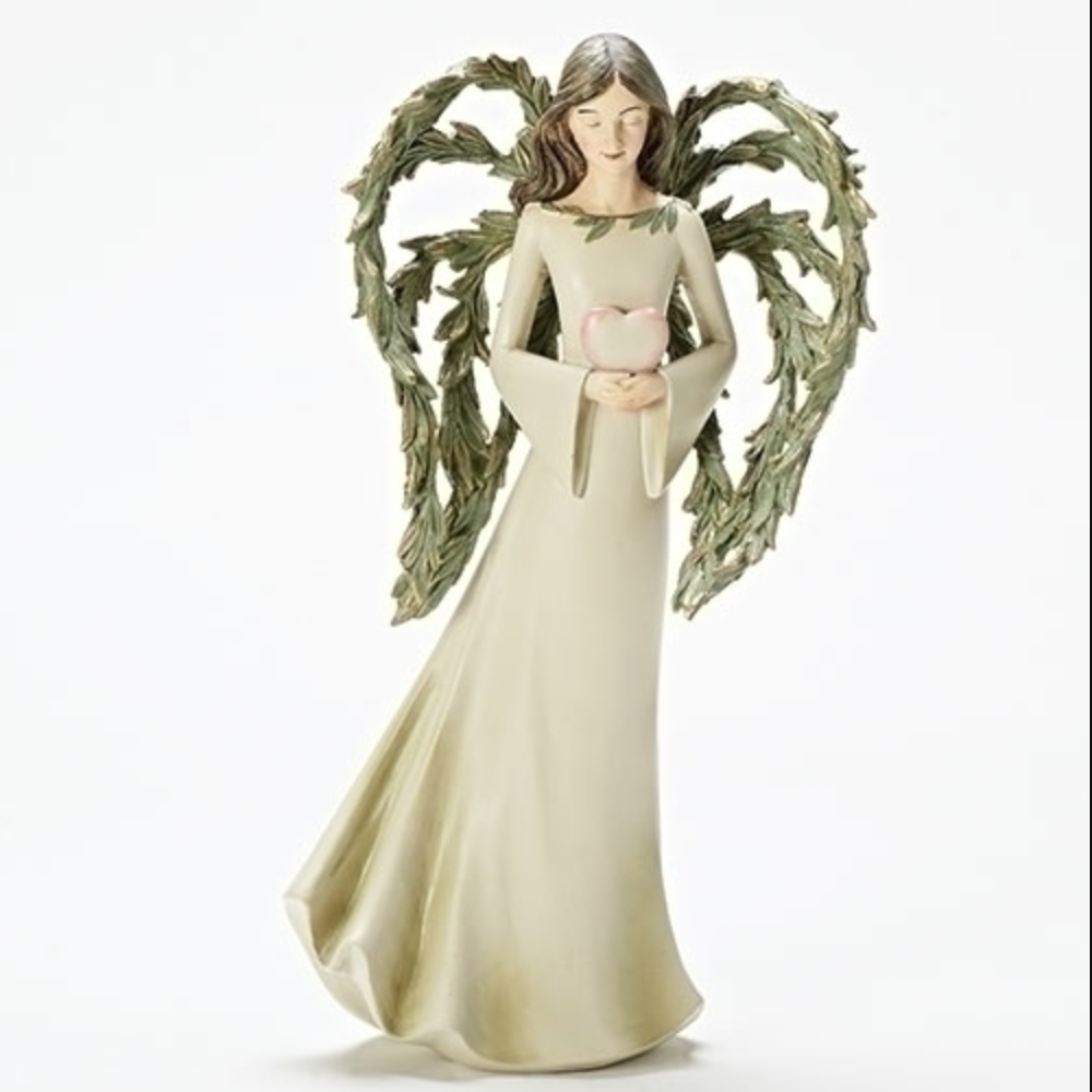 Angel with Leaf Wings Figurine ~ Kindness Angel
